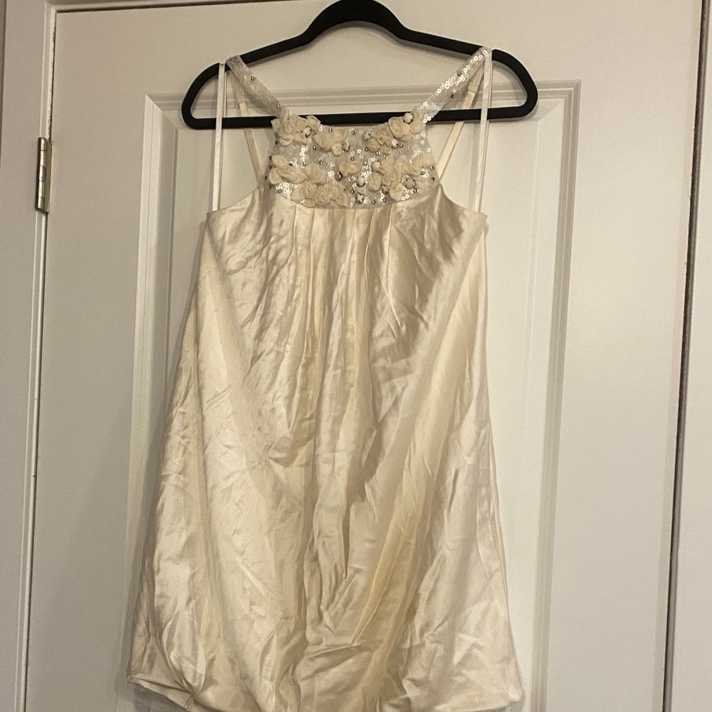 BCBG MAXAZRIA Silk Bubble Dress